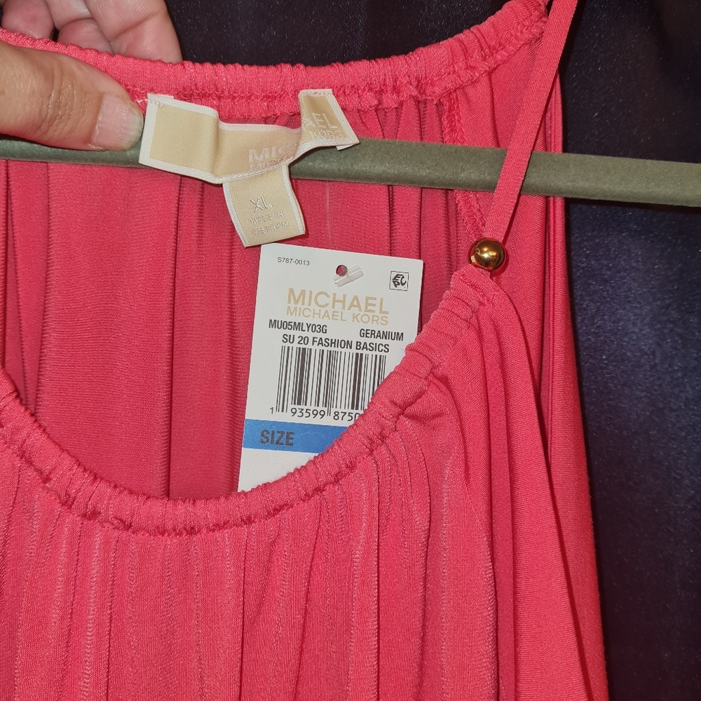 SOLD.....Michael Kors handkerchief halter top XL